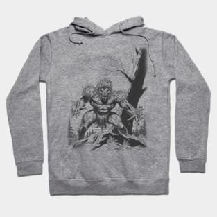 Wolfman Line Art Hoodie